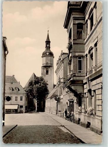 Pulsnitz Kurze Gasse Kirche Fahrrad Geschäft