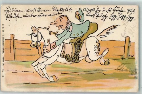1905 C.S.B. Volksliederkarte Serie 36 Nr. 112