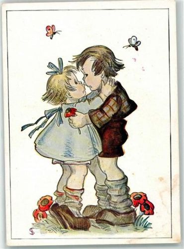Nr. 405 Hansi-Karte Kinderpoesie AK