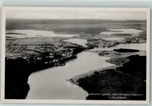 Lychen Seeenplatte Fliegeraufnahme