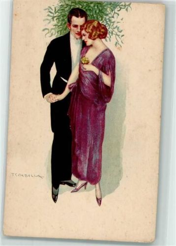 Serie 712-6 Dell Anna & Gasparini Milano Art Deco Mode Corbella, T.