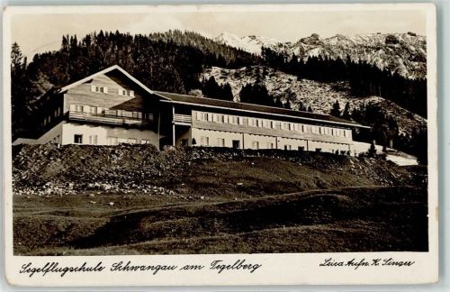 W8959 Schwangau Segelflugschule Verlag Leica Fotografie K. Singer Nr. 149 Segelflug 1937 Foto AK