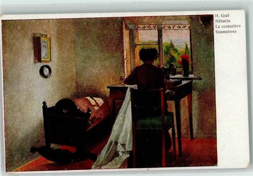 1921 Beruf Näherin AK