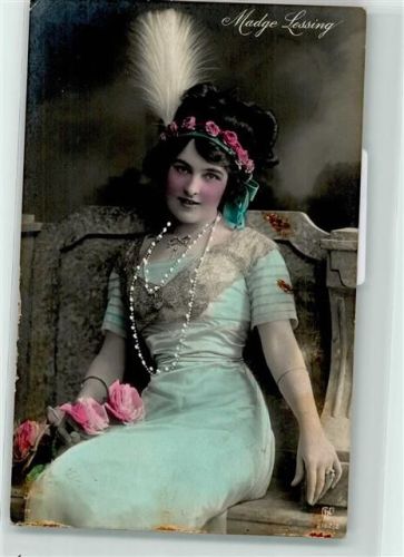 1909 Madge Lessing britische Bühnenschauspielerin AK