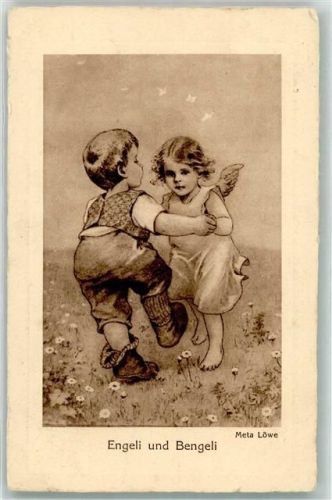 Engeli und Bengeli Engel Löwe, M. 1928 Gebrauchsspuren