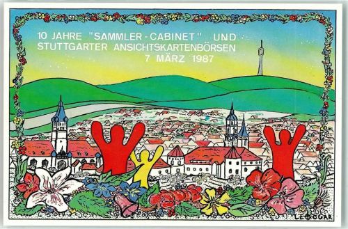 Stuttgart 1987 10 Jahre Sammler Cabinet und Ansichtskartenbörse Nr. 232