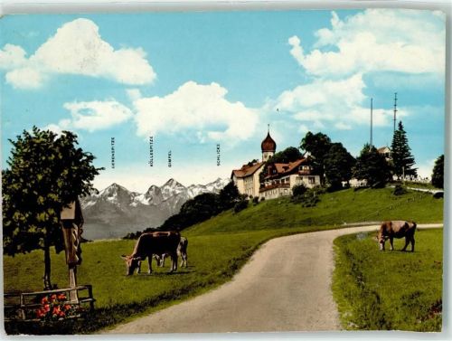 Hohenpeißenberg Kirche Kühe Gimpel Schlicke Köllespitze Gerenspitze