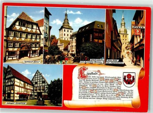 Lippstadt Goldener Hahn Jakobi Kirche Bernhard Brunnen Helle Halle Marienkirche Metzger Amtshaus Wappen