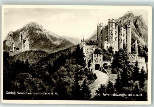 Schwangau Schloss Neuschwanstein Schloss Hohenschwangau
