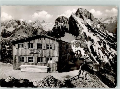 Ostlerhütte - Holzbretter Hüttenstempel