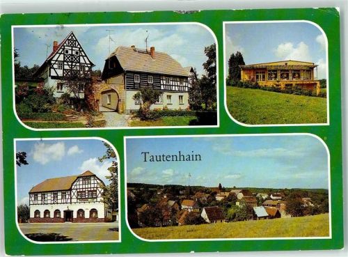 Tautenhain Gehöft Dorfstraße Denkmalschutz Konsum Einkaufszentrum Gasthaus Kanone