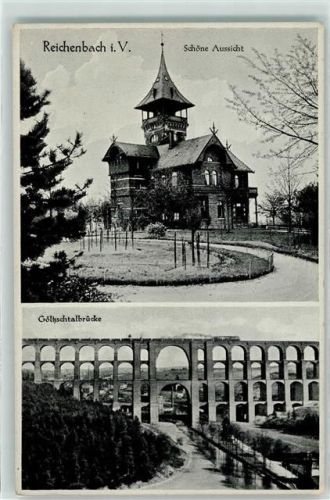 08468 O9800 Reichenbach , Vogtl - Göltzschtalbrücke