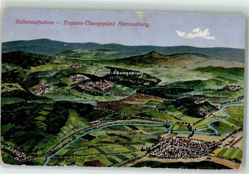 97762 W8783 Lager Hammelburg - Ballonaufnahme
