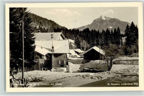 Blaichach Gunzensrieder Säge Grünten Winter