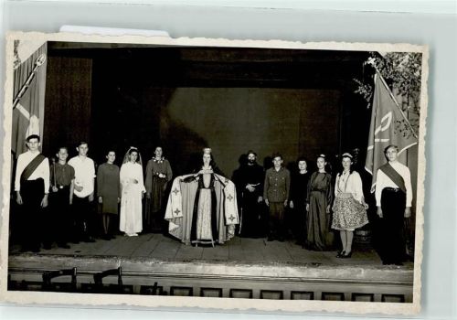 Vöhringen 1948 Kath. Jugend Theateraufführung Ort handschriftlich