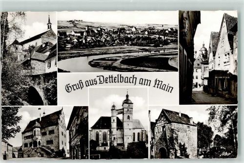 Dettelbach Rathaus Kirche St. Augustinus Brückertor