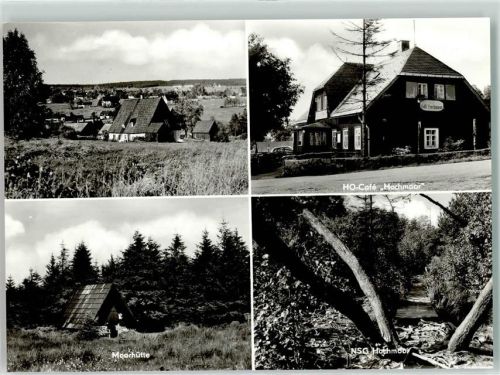 Zinnwald-Georgenfeld Moorhütte HO-Cafe Hochmoor NSG Hochmoor
