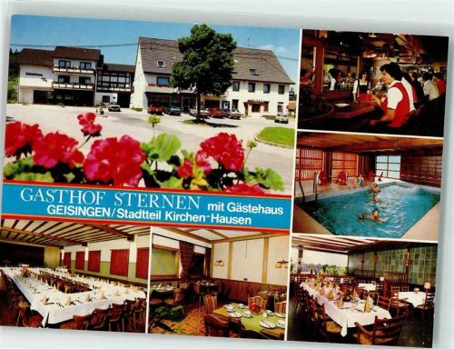 Geisingen Gasthaus Stern mit Gästehaus Hallenbad Auto