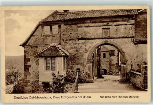 Rothenfels Deutsches Quickbornhaus Eingang