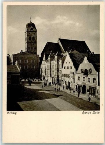 Erding Lange Zeile Schrannenhalle Stadtturm