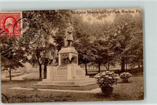 Reading McKinley Monument , City Park , Reading, Pa. Denkmal Politiker