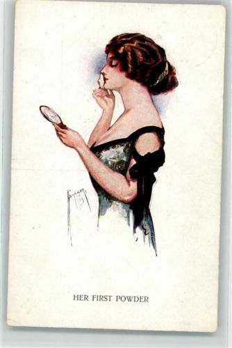 1916 Her First Powder - Handspiegel Puder