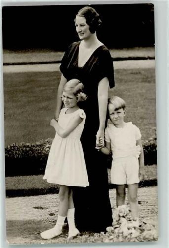 Prinzessin Sybilla mit Kindern Adel Schweden