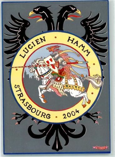 Strasbourg 2004 Patrick Hamm Nr. 702 Limitiert 475 Wappen
