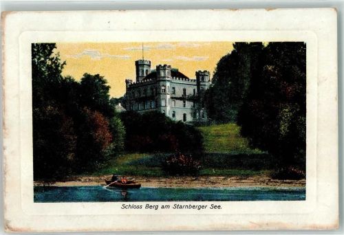 Berg Schloß Berg Seeufer Ruderboot Verlag Ottmar Zieher-München