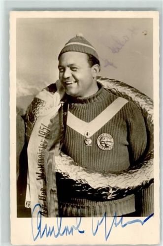 Bob Weltmeister 1957 Autogramm Andreas Ostler