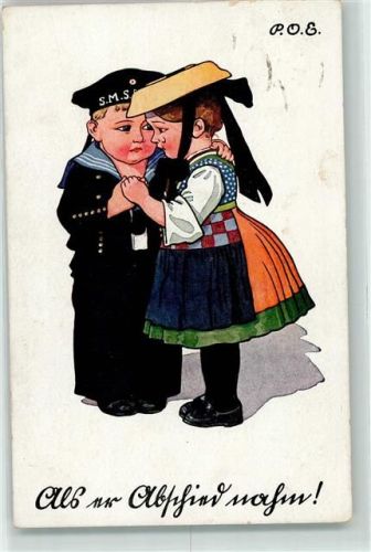 1916 Tracht Matrose Mädchen