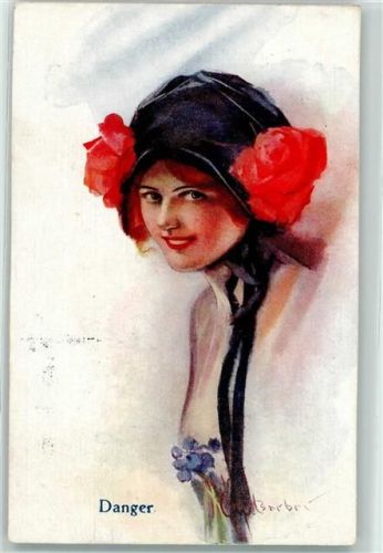 1918 Danger Frauenschönheit AK