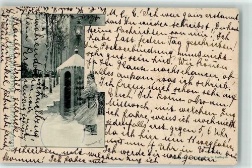 Militär Wachtposten AK Meggendorfer Blätter 1901