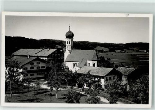 83626 W8155 Weyarn Foto AK Kirche St.Peter und Paul