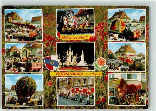 Röthenbach Blumenfest Wappen Festwagen