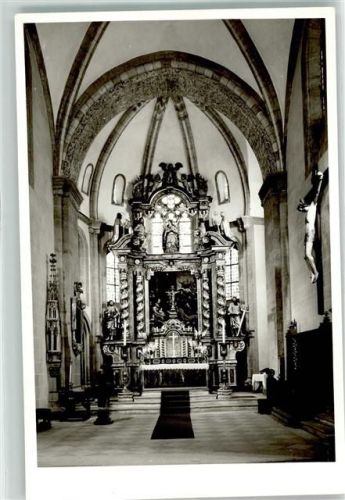 34560 W3580 Fritzlar Foto AK Dom Altar Ort lt. Fotograf