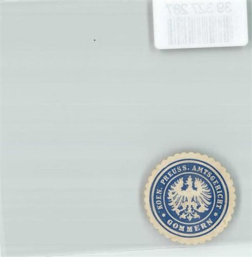 Gommern Koen. Preuss. Amtsgericht Gommern
