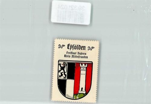Eysölden Wappen Kaffee Hag Nr. 22 ca. 1920-1940 Zinnenturm Schwarzer Löwe