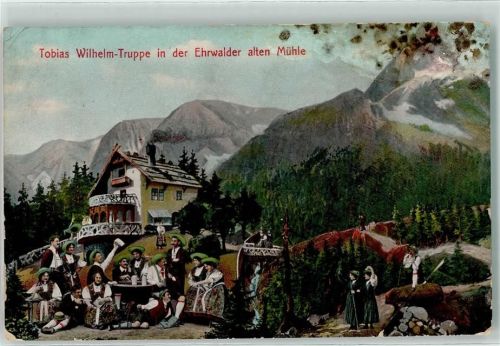 Ehrwald Tobias Wilhelm Truppe in der Ehrwalder alten Mühle Tracht