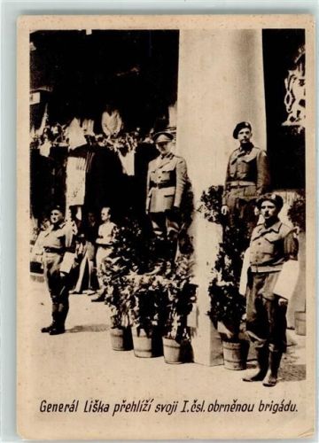 General Liska prehlizi svoji I. esl obrnenou brigadu