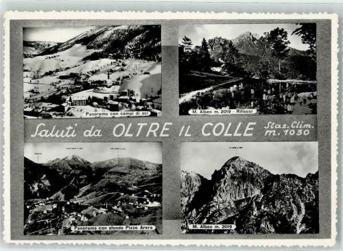 Oltre il Colle Winter Campi di Sci Riflessi Sfondo Pizzo Arera M. Alben