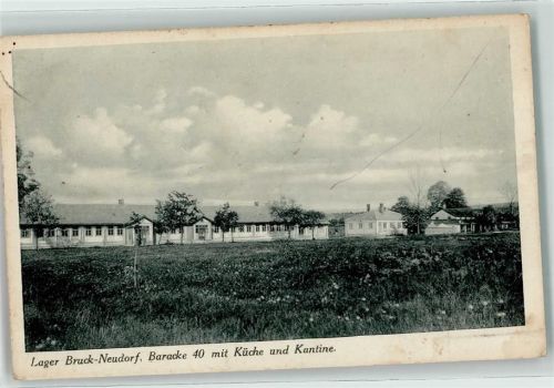 Bruckneudorf Lager Baracke 40 mit Küche und Kantine