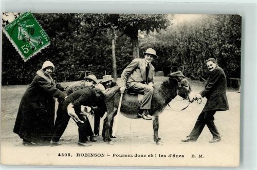 Le Plessis-Robinson Poussez donc eh Esel Frau Mann