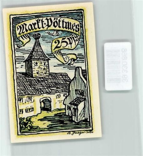 Pöttmes Notgeld 25 Pfennig Wappen