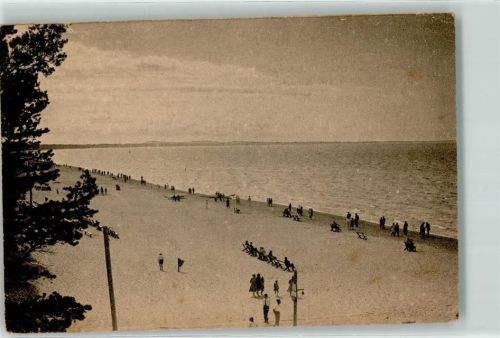 Das Strandbild Narva Jõesuu Kurort Hungerburg