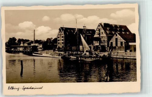 Elbing Elblag - Speicherinsel Schiff