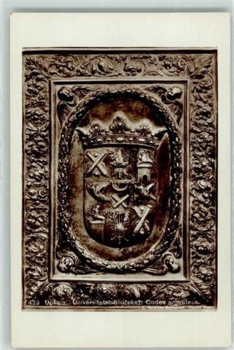 Upsalla Universitetsbiblioteket Codex argenteus Wappen Krone