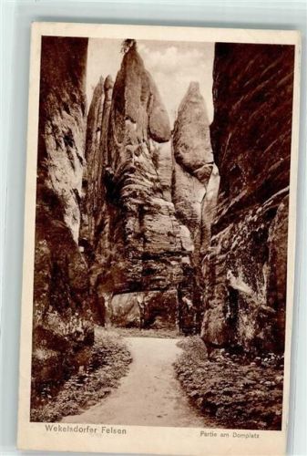 Broumov Wekelsdorfer Felsen Domplatz