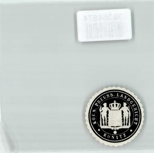 Konitz Gericht Justiz Koen. Preuss. Landgericht Konitz