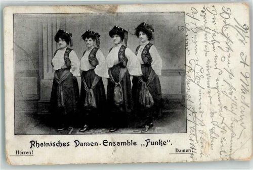Rheinisches Damen Ensemble Funke Tracht